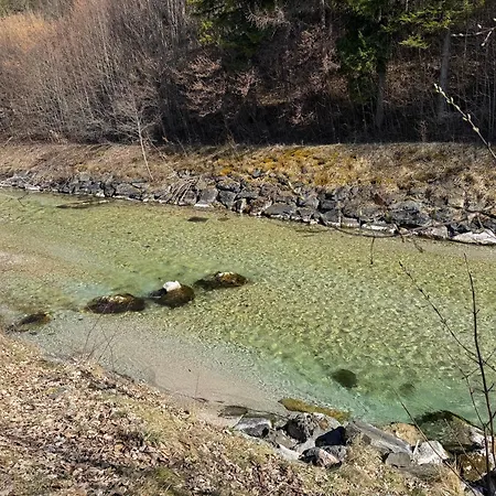 Karwendelwald Nahe Wanderweg, Skilift, Isar Und Edeka Διαμέρισμα